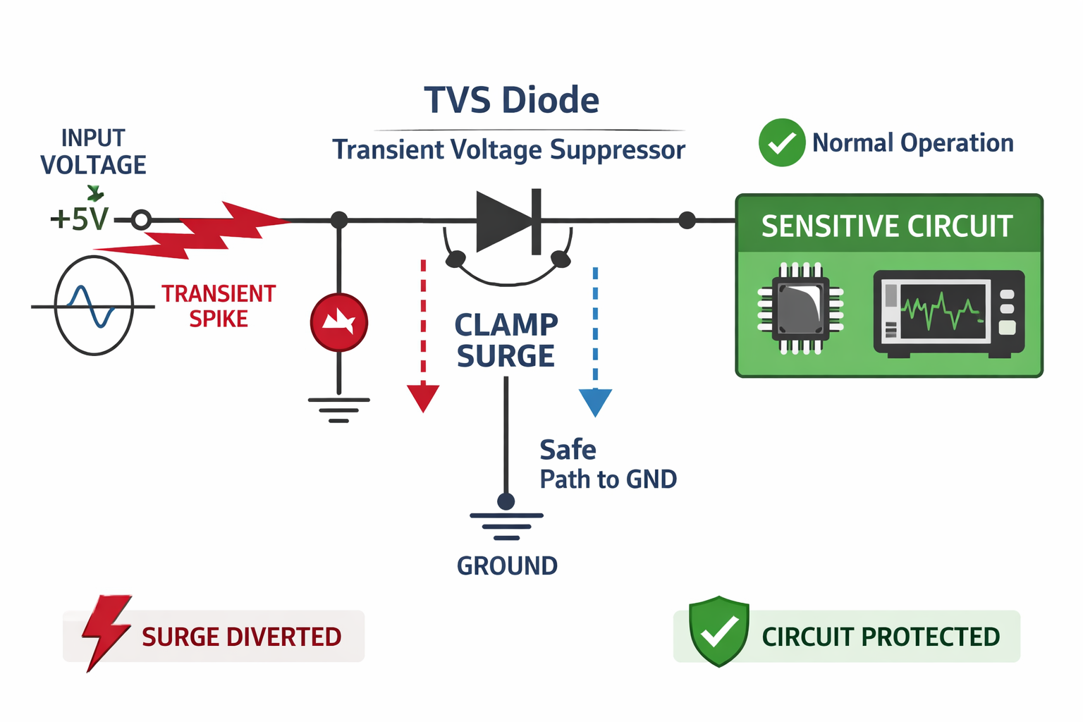 TVS Protection Diagram